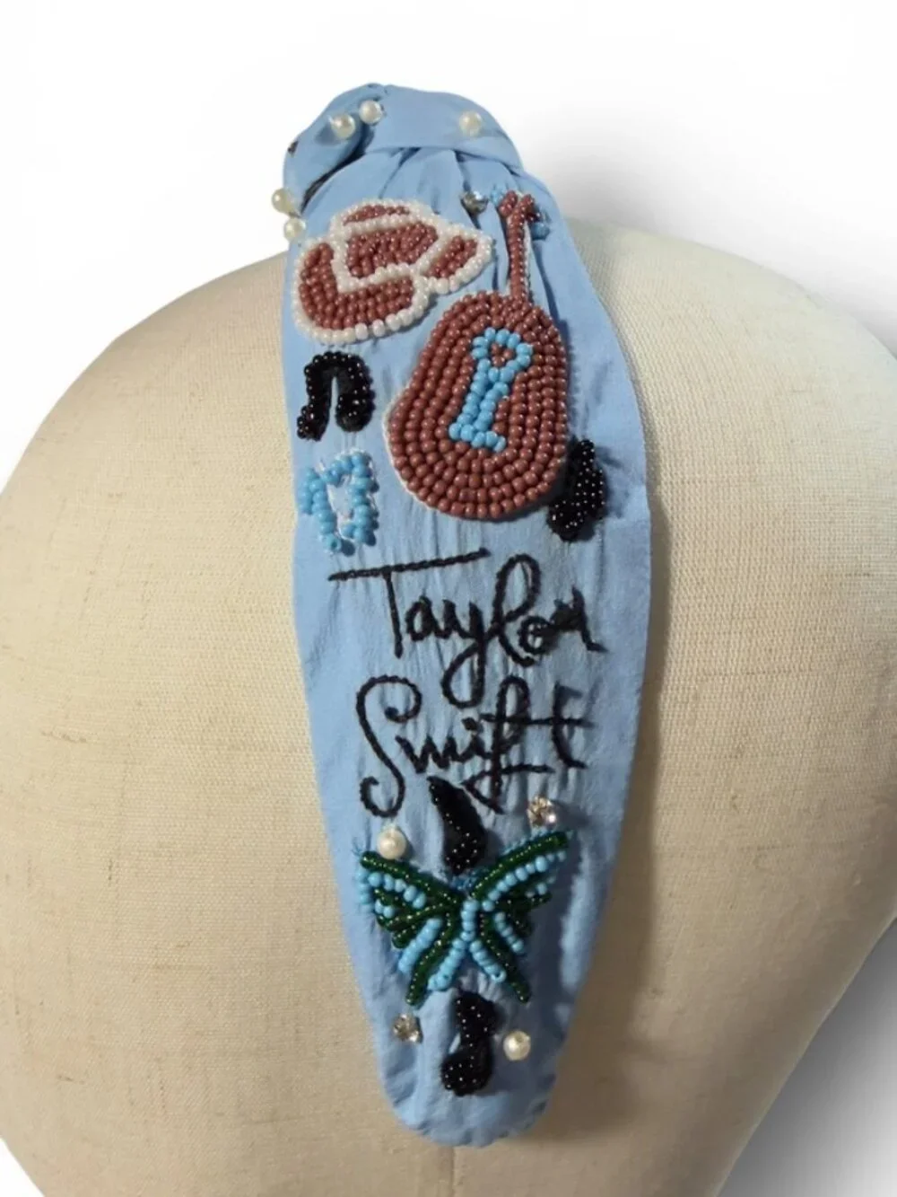 Taylor Swift Country Theme Beaded Headband New